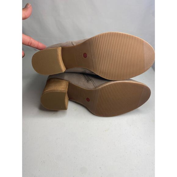 Blondo Womens Waterproof Gray Ankle Booties Chunky Heel Western Country Size 8.5 - Picture 11 of 16